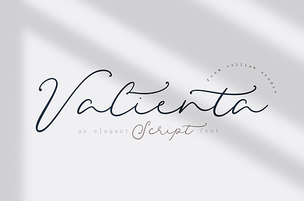 Valienta Script | An Elegant Script