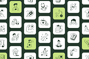 60 Animated Health Doodle Icons, an Outline Icon by Vectors Market (Thumbnail 3 of 4)