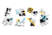 Success business., a Person Illustration by PureSolution (Thumbnail 6 of 6)