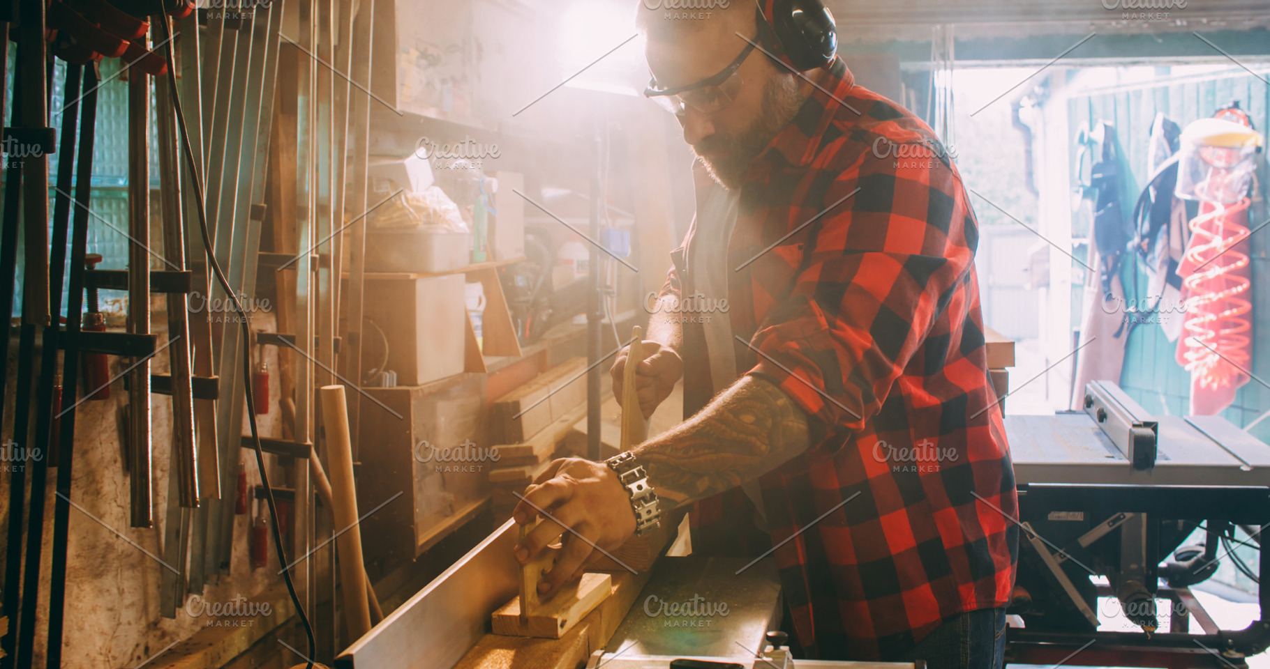 Joiner process furniture making wood, a Person Photo by Photo Drive Studio