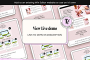 Pink Wix Editor Sales Page Template, a Wix Template by Template Twist Shop (Thumbnail 3 of 10)