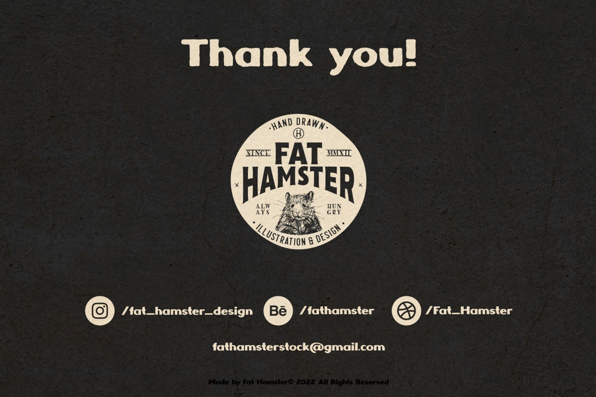 CANNABIS vintage font, a Font by Fat Hamster (Photo 10 of 10)