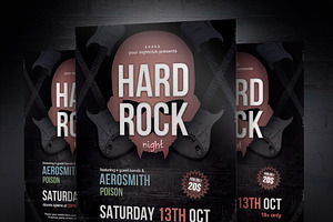 Hard Rock Night Flyer