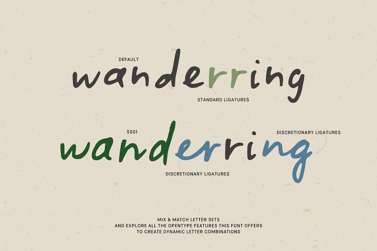 Botanicale | Handwritten Font, a Handwritten Font by type peace (Photo 6 of 18)