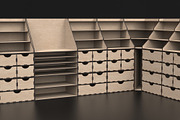 Modular Workstation Desk Organizer, an Object Graphic by ThemeXDigital (Thumbnail 1 of 9)
