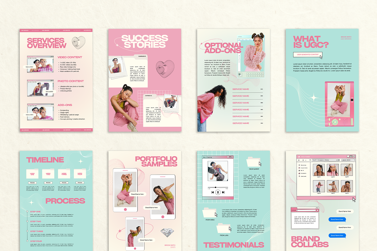UGC Content Creator Pricing Guide, a Marketing Template by Branding Babe Co. (Photo 5 of 6)