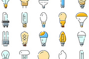 Different types of light bulbs and, an Object Graphic by pikepicture (Thumbnail 3 of 3)