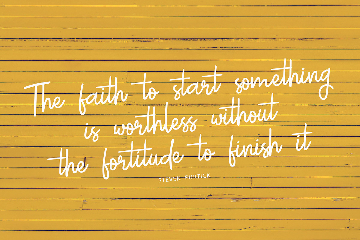 Chamomile Script Font preview 4