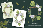 Watercolor Magnolia Flower Set, a Decorative Illustration by LenArt (Thumbnail 4 of 18)