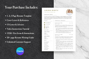 Modern Resume Template Pack | Canva, a Resume Template by Lux Resume (Thumbnail 8 of 9)