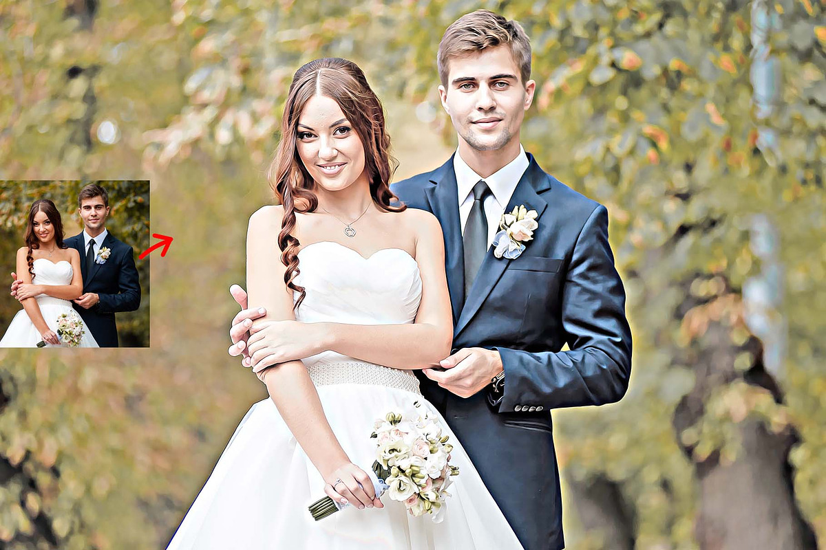 HDR Oil Paint Photoshop Action, an Action Add-On by MRI STUDIO (Photo 2 of 10)