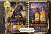 Witchy Junk Journal Printable Kit, a Seasonal Illustration by Nicole Branger Art (Thumbnail 3 of 16)