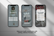 100 Health Coach Instagram Reels, a Social Media Template by DigiPax (Thumbnail 4 of 10)