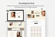 Medspa Aesthetician Website Design, a Squarespace Template by HAYAG Creatives (Thumbnail 4 of 9)