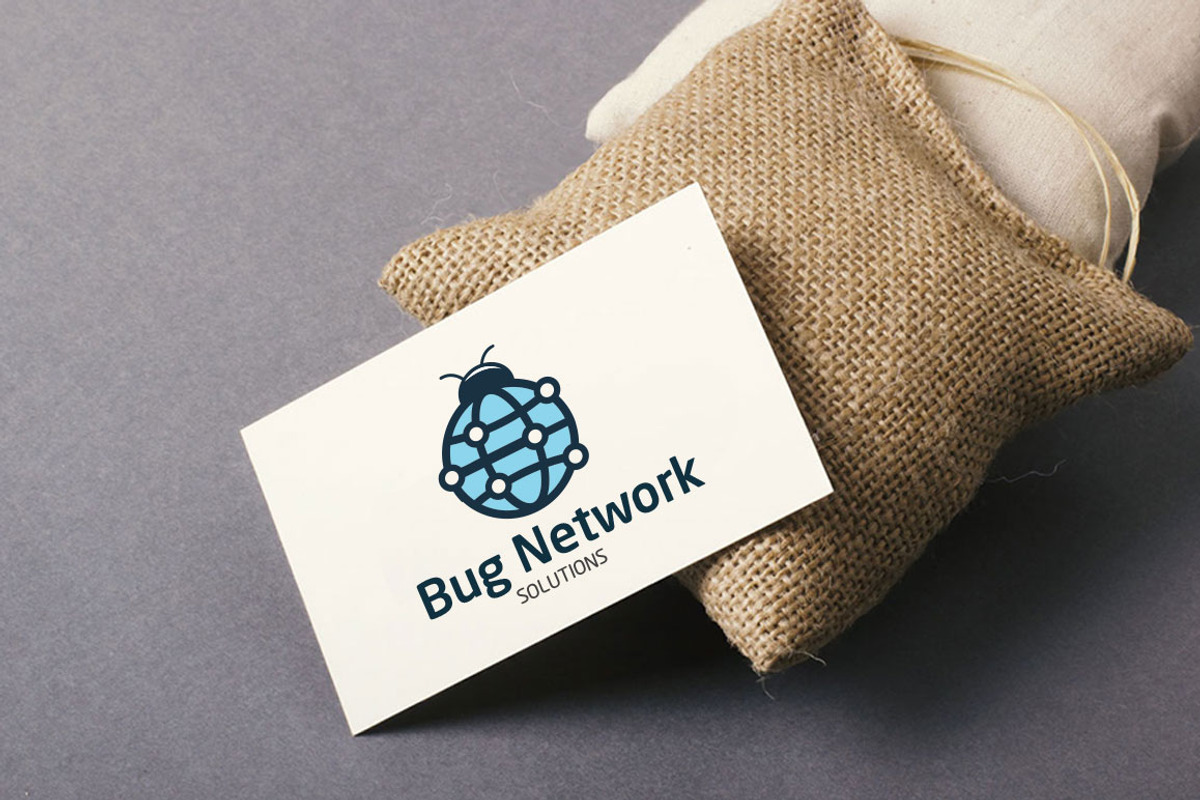 Bug Network Solution Logo, a Branding & Logo Template by legendshop (Photo 2 of 2)