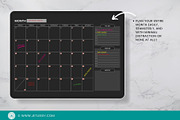 Monthly Planner Template, a Stationery Template by Traveling Designer (Thumbnail 2 of 3)