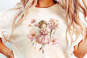Watercolor Fairy Garden Clipart, an Illustration by DreamCafeArt (Thumbnail 6 of 6)