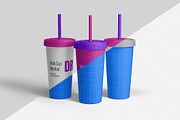Drink Cup Mockup - 8 Views, a Cups & Container Mockup by Illusiongraphic (Thumbnail 12 of 23)