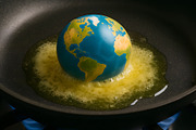 Melting Earth globe frying over intense heat in skillet, an Animal Photo by GoodGoods (Thumbnail 2 of 2)