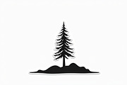 8 Pine Tree Silhouette Bundle, an Illustration by hafijul (Thumbnail 2 of 9)