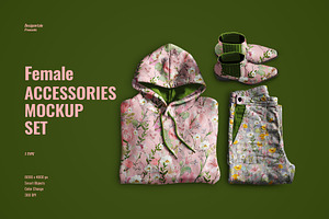 Female Accessories Mockup Set