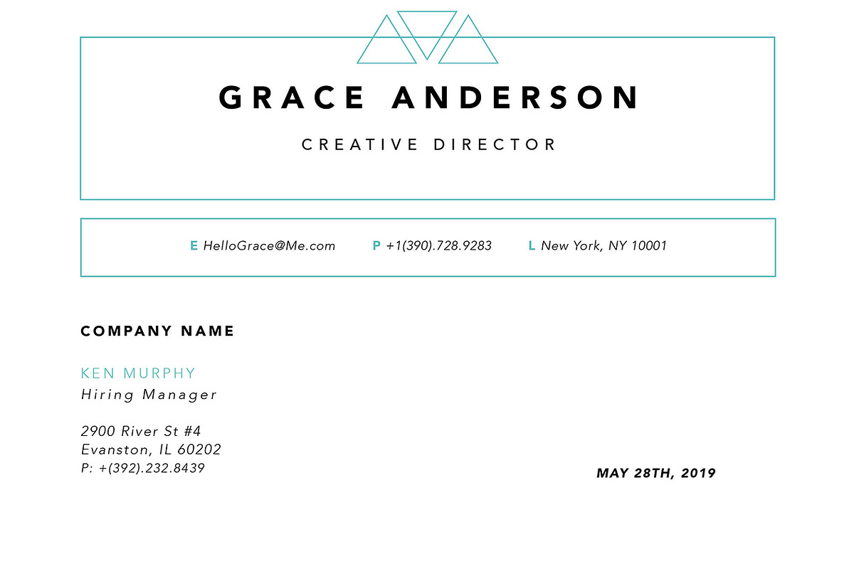 Grace Resume Template - 4 Page, a Resume Template by Desiree Lange (Photo 6 of 7)