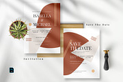 Modern Abstract Invitation Set, an Invitation Template by Azka Creative (Thumbnail 2 of 5)