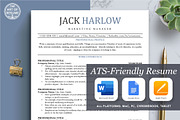ATS-Friendly Resume CV Format, a Resume Template by The Art of Resume (Thumbnail 1 of 8)