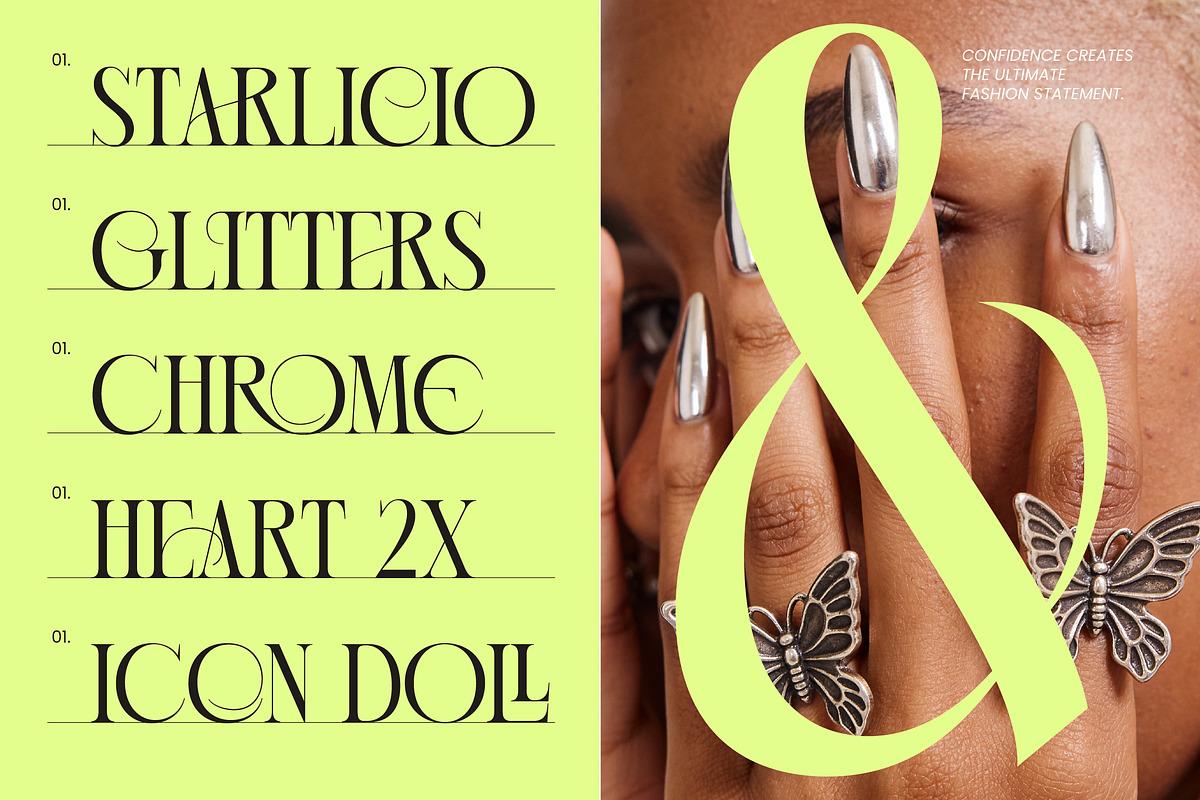 Blonare Luxury High Contrast Serif, a Serif Font by timelesstype.co (Photo 6 of 15)