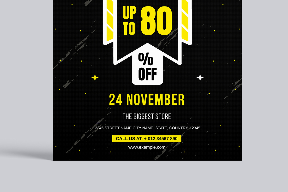 Black Friday Flyer Design, a Flyer Template by MightyDesign (Photo 3 of 8)