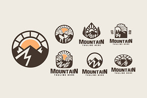 Mountain Logo Outdoor Adventure