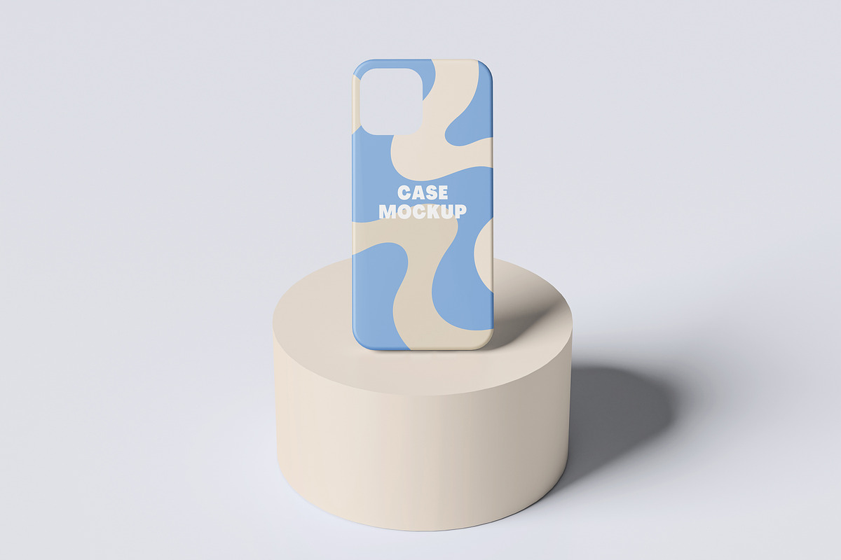 Phone Case Mockup, a Print Template by safrizalstudio (Photo 1 of 6)