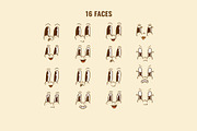 Retro Christmas Cartoon Characters, a Seasonal Illustration by Nadezhda Mikhailova (Thumbnail 5 of 14)