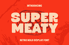 Super Meaty - Retro Bold Display Fon