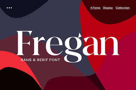 Fregan Typeface, a Serif Font by Seniors