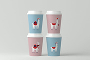 Llama Clipart. Christmas Llama, an Object Graphic by AvaAva (Thumbnail 4 of 4)