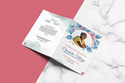 Floral Funeral Program Template, a Brochure Template by retrographix (Thumbnail 4 of 4)