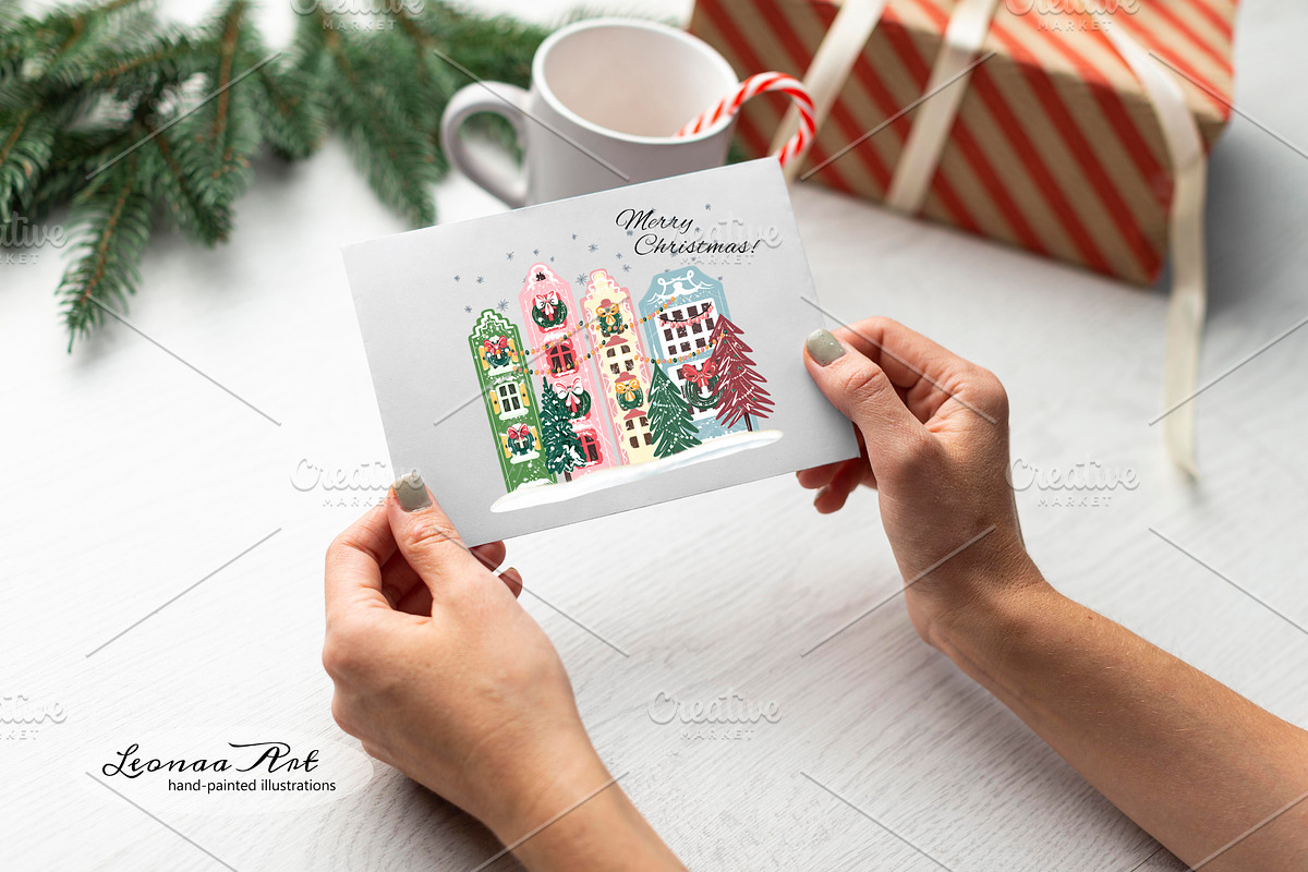 Christmas Magic Clip Art Collection, a Seasonal Illustration by Leonaa art (Photo 4 of 11)