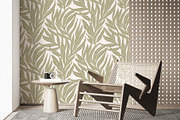 Sage Palm Pattern, a Wallpaper Graphic by Bloomart Studio (Thumbnail 5 of 5)