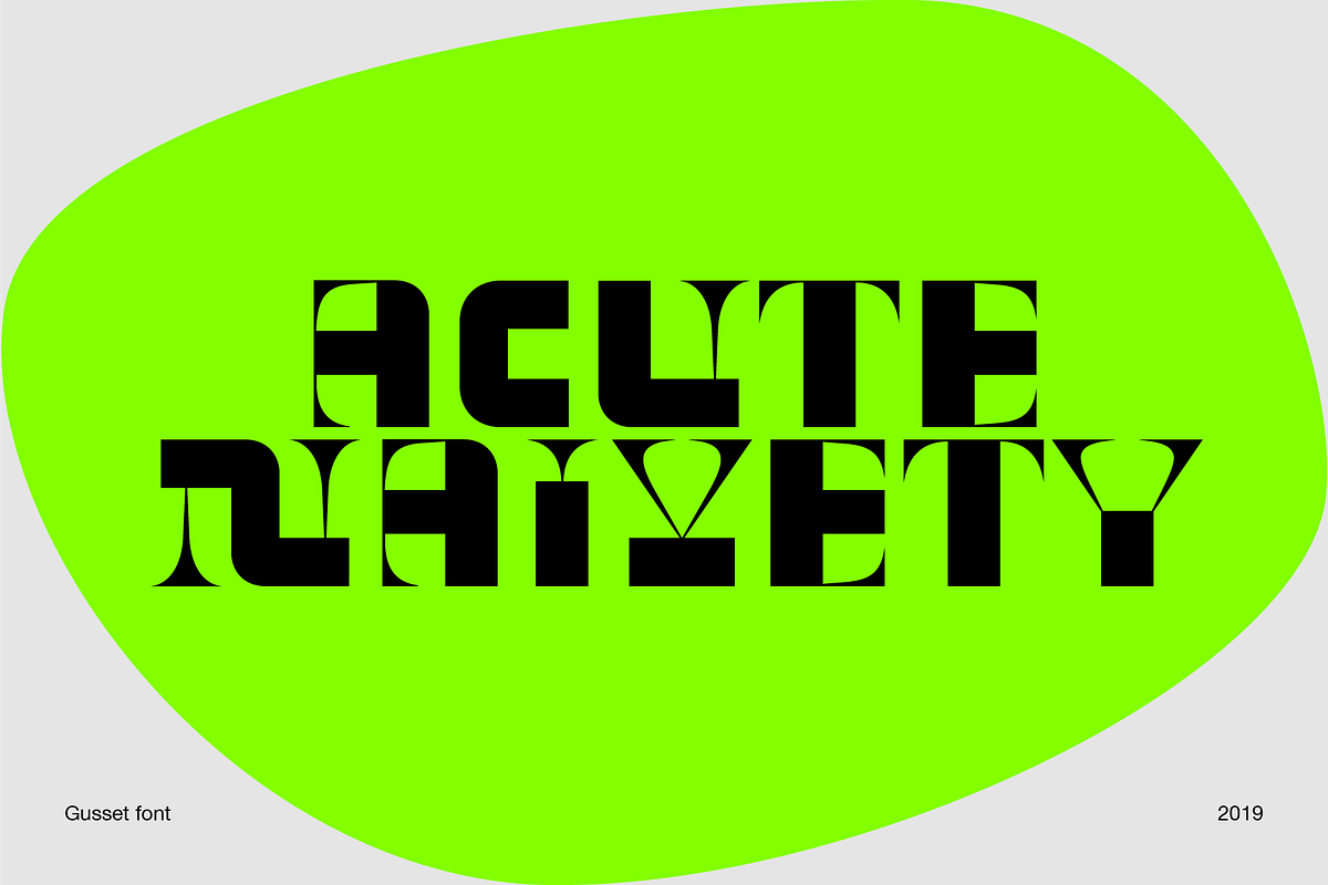 GUSSET Display modular font, a Font by Viktor Pesotsky | Fonts (Photo 16 of 16)