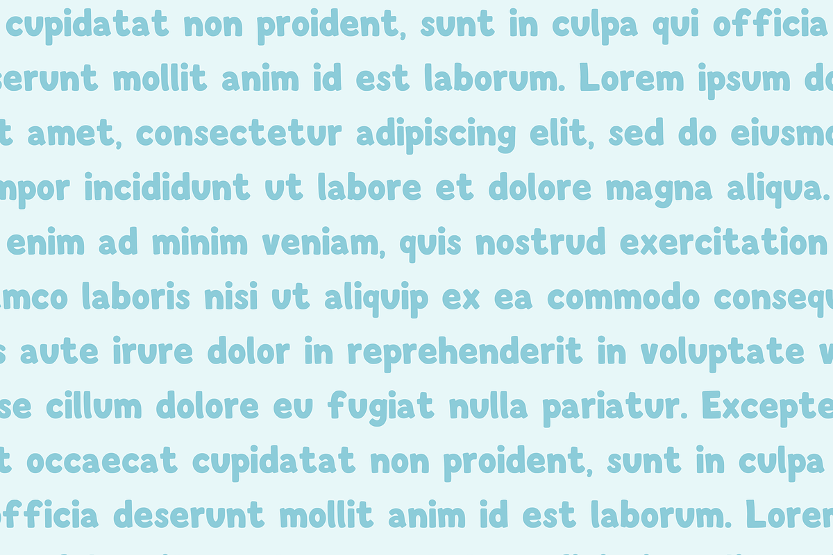 Bubbly Bunny Font – Handwritten Bold, a Font by Dottie Digitals (Photo 2 of 2)