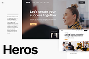 SALE -Werk UI Kit 110 modern layouts, an UI Kit Template by Ghostpixel (Thumbnail 5 of 13)