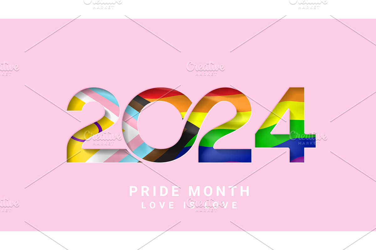 Banner for Pride Month 2024, an Object Illustration by Andrey Yaroslavtsev