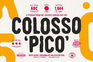 Colosso Pico Display Font
