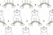 Cute unicorns patterns collection., a Pattern Graphic by Irene_Boiko_ART (Thumbnail 11 of 22)
