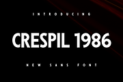 Crespil 1986, a Sans Serif Font by Monoletter Studio (Thumbnail 1 of 3)