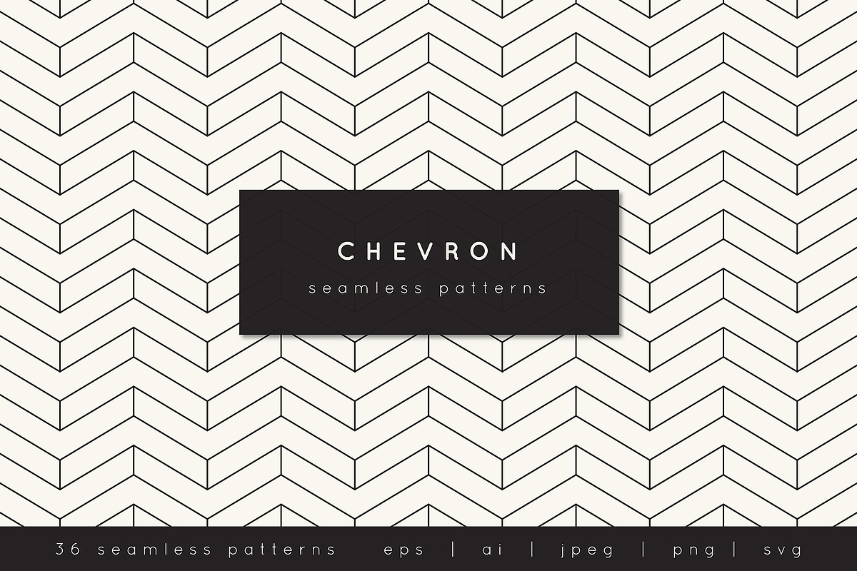 Chevron Seamless Patern Set, a Pattern Graphic by Curly_Pat (Photo 1 of 9)