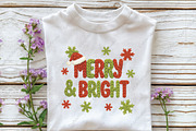 Merry and Bright Png Yarn Christmas, an Illustration by CraftArtStudio (Thumbnail 3 of 4)