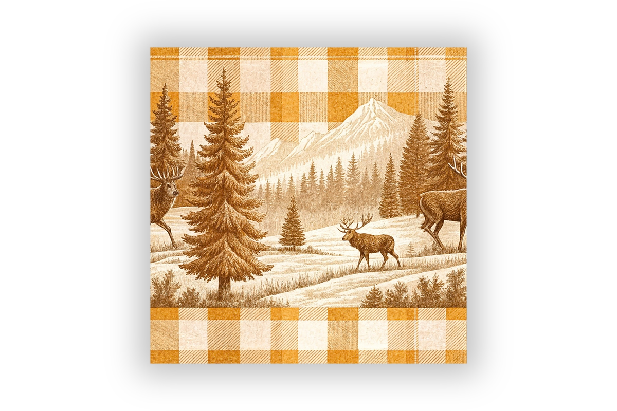 Elegant Plaid Harvest Pattern, a Pattern Graphic by FloridPrintables (Photo 6 of 8)
