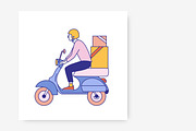 Food delivery app banner, flyer, a Food Illustration by Good Studio (Thumbnail 5 of 5)